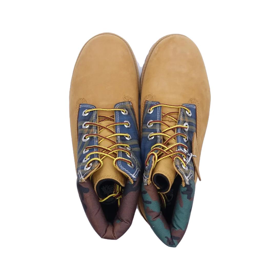 Lookbook Timberland 6 Inch Heritage Junior ''Camo Plaid - Wheat'' (Misura Bambino) TB0A5RZ2-231