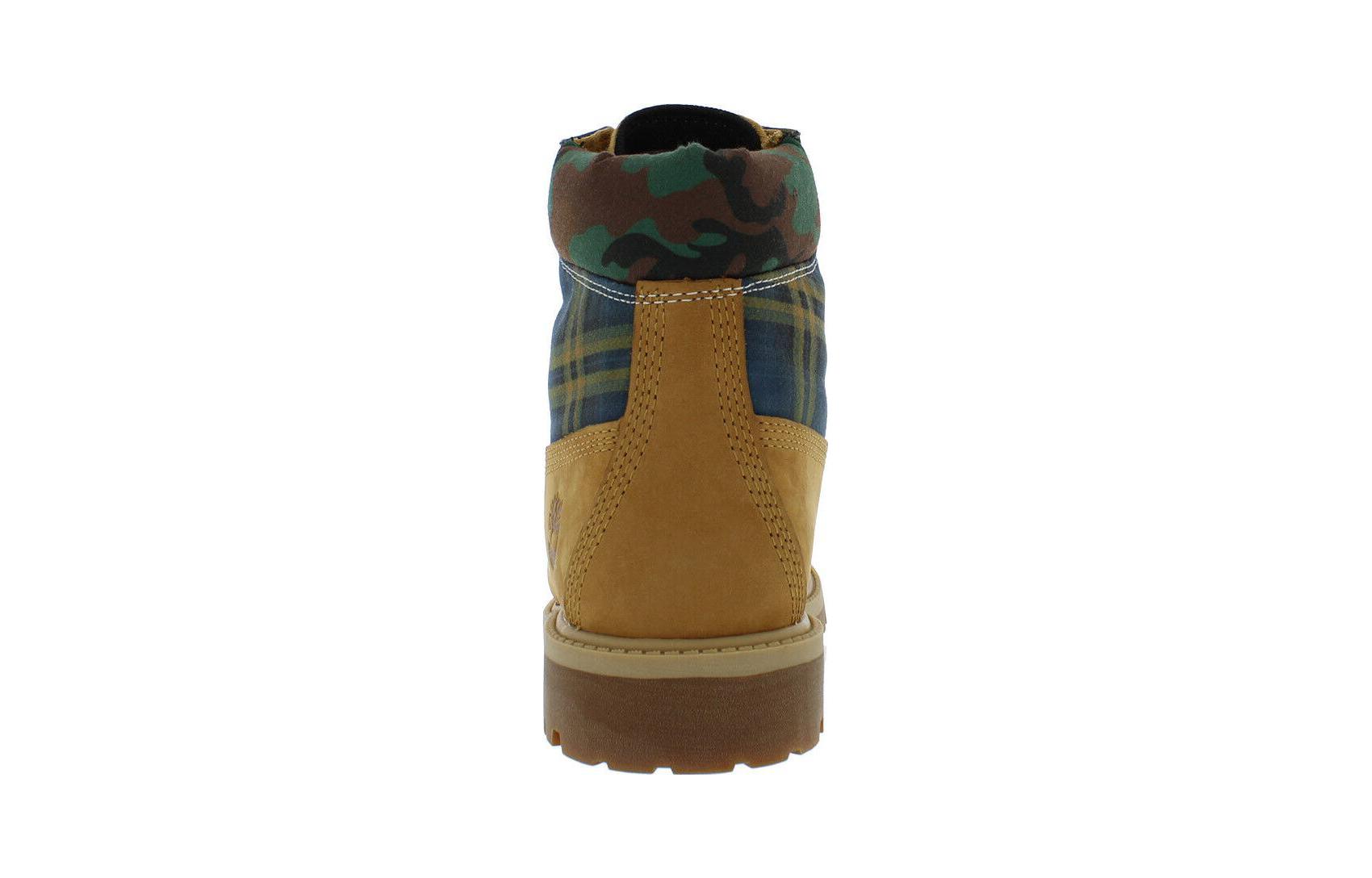 Shop Timberland 6 Inch Heritage Junior ''Camo Plaid - Wheat'' (Misura Bambino) TB0A5RZ2-231