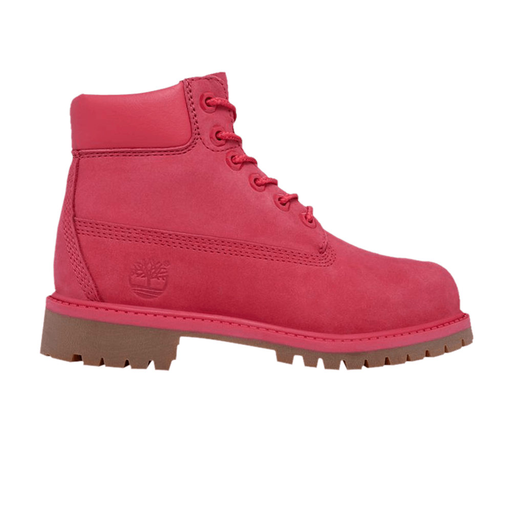 (Grade School) Timberland 6 Inch Premium 'Pink Red Rose' TB0A1J8M-H62