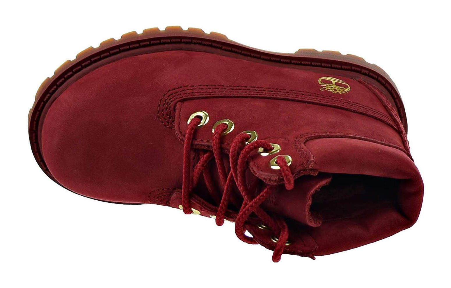 Shop (Bottes Junior) Timberland 6 Pouces Premium ''Rouge Foncé'' TB0A42QR-F41