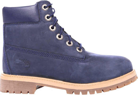 (Grade School) Timberland 6 Inch Premium Boot 'Navy Blue' TB09477R-484 Buy (Grade School) Timberland 6 Inch Premium Boot 'Navy Blue' TB09477R-484