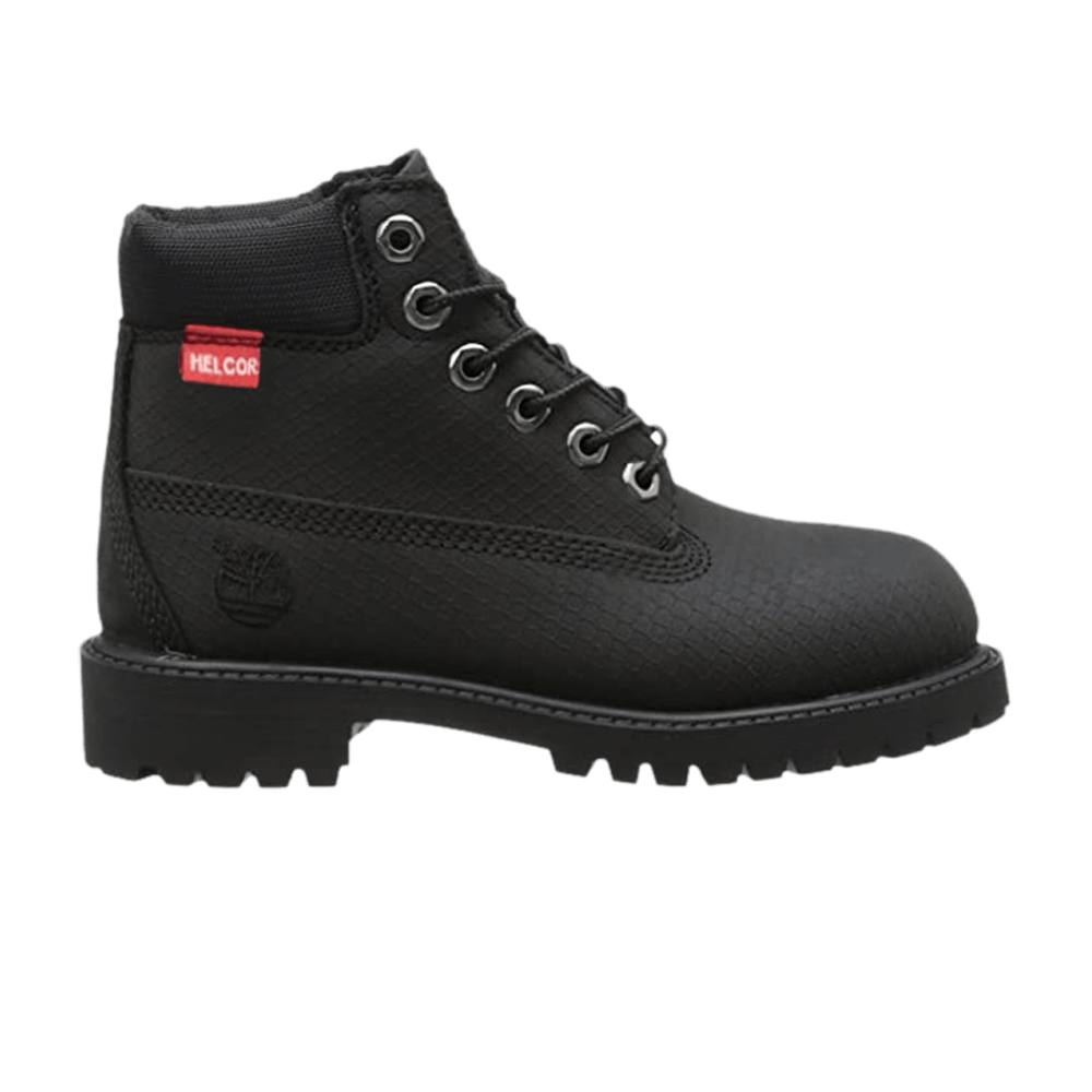 (Grade School) Timberland 6 Inch Premium Helcor Waterproof Boot Junior 'Black' TB06597R