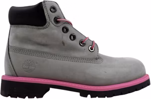 (Grade School) Timberland 6 Inch Premium Junior 'Grey Pink' 3174R (Grade School) Timberland 6 Inch Premium Junior 'Grey Pink' 3174R