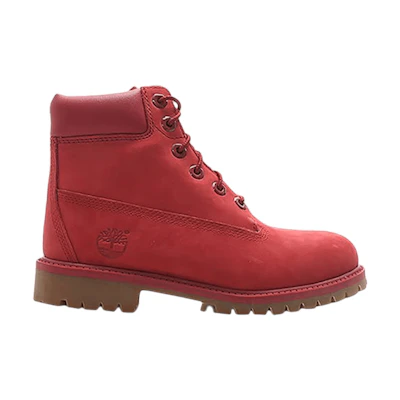 (GS) Timberland 6 Inch PRM Junior 'Red'