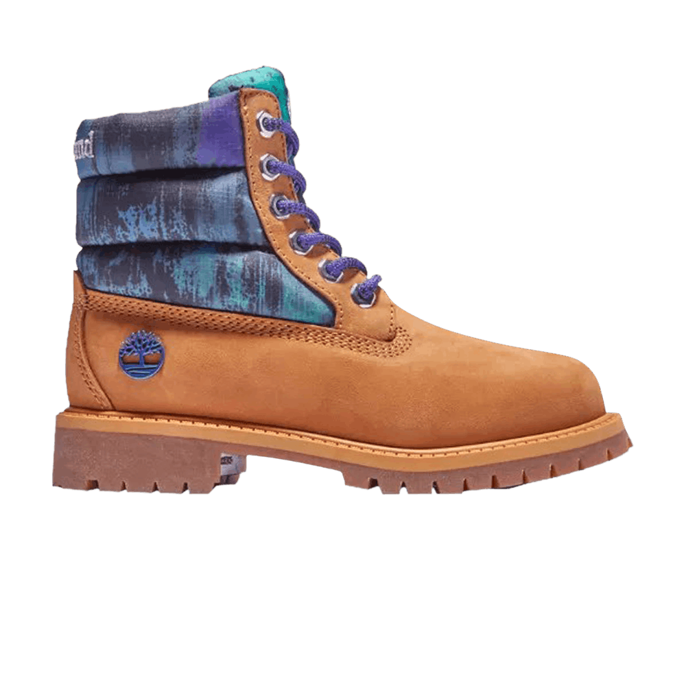 (Grade School) Timberland 6 Inch Premium Quilted Boot Junior 'Northern Lights - Wheat' TB0A2FQP-231