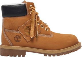 (Grade School) Timberland 6 Inch Premium Shearling Boot Junior 'Patch Pack - Wheat' TB0A294J-231 (Grade School) Timberland 6 Inch Premium Shearling Boot Junior 'Patch Pack - Wheat' TB0A294J-231
