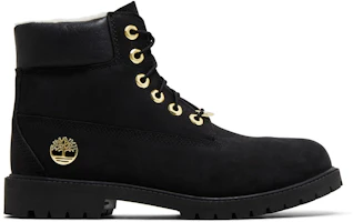 (Grade School) Timberland 6 Inch Premium Shearling Waterproof Boot Junior 'Black Gold' TB0A433R-001 (Grade School) Timberland 6 Inch Premium Shearling Waterproof Boot Junior 'Black Gold' TB0A433R-001