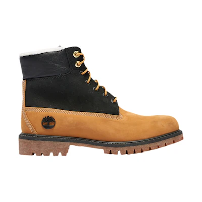 (GS) Timberland 6 Inch PRM Shearling Boot Junior 'Wheat Black'
