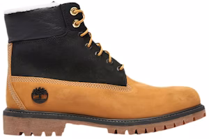 (Grade School) Timberland 6 Inch Premium Shearling Boot Junior 'Wheat Black' TB0A2MZY-231 (Grade School) Timberland 6 Inch Premium Shearling Boot Junior 'Wheat Black' TB0A2MZY-231