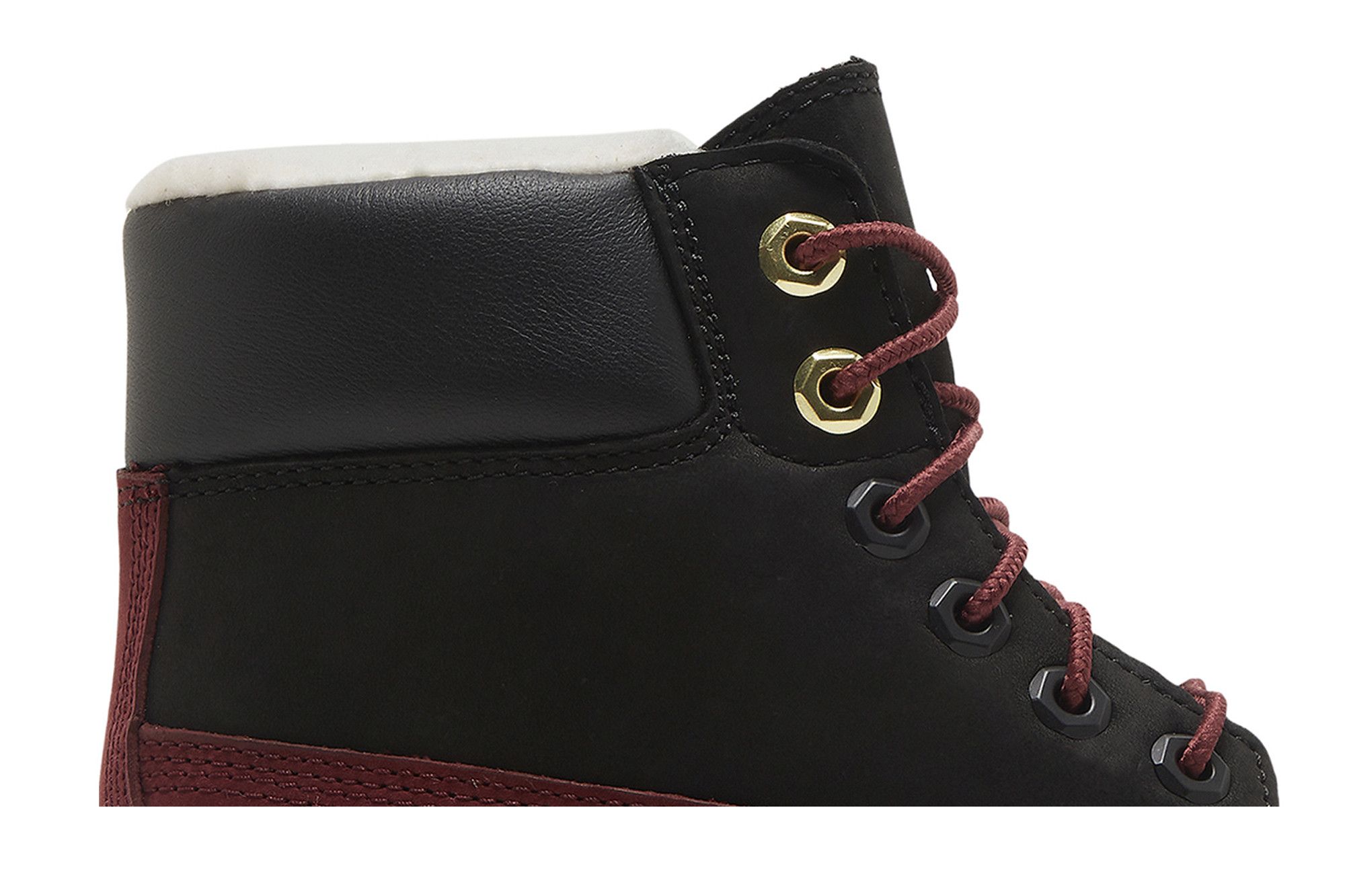 Order Timberland 6 Inch Premium Shearling Boot Junior ''Syrah Zwart'' (Kinderen). TB0A2MZ1-V15