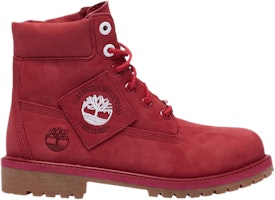 (Grade School) Timberland 6 Inch Premium Waterproof Boot Junior 'Patch Pack - Dark Red' TB0A2A9C-F41 (Grade School) Timberland 6 Inch Premium Waterproof Boot Junior 'Patch Pack - Dark Red' TB0A2A9C-F41