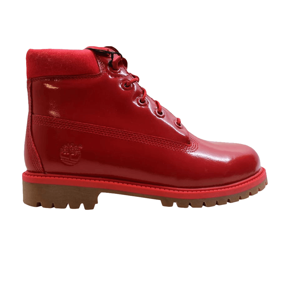 (Grade School) Timberland 6 Inch Premium Waterproof Junior 'Red' TB0A151B