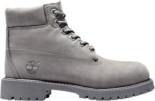 (Grade School) Timberland 6 Inch Premium Waterproof Boot Junior 'Grey' TB0A172F-065 (Grade School) Timberland 6 Inch Premium Waterproof Boot Junior 'Grey' TB0A172F-065