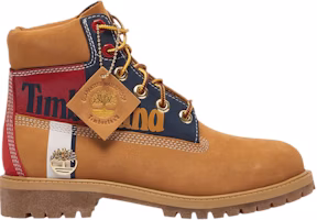 (Grade School) Timberland 6 Inch Premium Waterproof Boot Junior 'Patch Logo - Wheat' TB0A29MC-231 (Grade School) Timberland 6 Inch Premium Waterproof Boot Junior 'Patch Logo - Wheat' TB0A29MC-231
