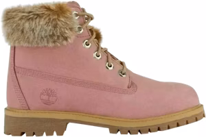 (Grade School) Timberland 6 Inch Premium Waterproof Boot Junior 'Faux Fur Trim - Medium Pink' TB0A1TU6-K28 (Grade School) Timberland 6 Inch Premium Waterproof Boot Junior 'Faux Fur Trim - Medium Pink' TB0A1TU6-K28