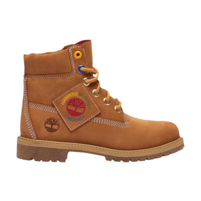 (GS) Timberland 6 Inch PRM Waterproof Boot Junior 'Patch Pack - Wheat'