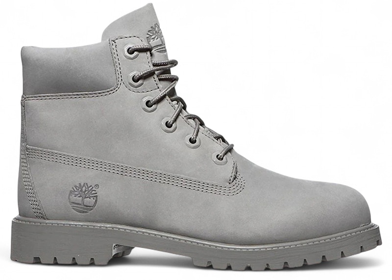 (Grade School) Timberland 6 Inch Premium Waterproof Boot Junior 'Grey' TB0A172F-065