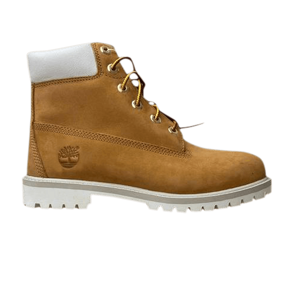 (Grade School) Timberland 6 Inch Premium Waterproof Boot Junior 'Wheat White' TB01592A-231