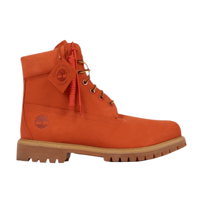 (GS) Timberland 6 Inch PRM Waterproof Boot Junior 'Orange Blaze'