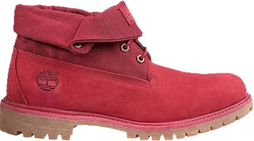 (Grade School) Timberland Roll Top Junior 'Red Mono' TB0A16BV (Grade School) Timberland Roll Top Junior 'Red Mono' TB0A16BV