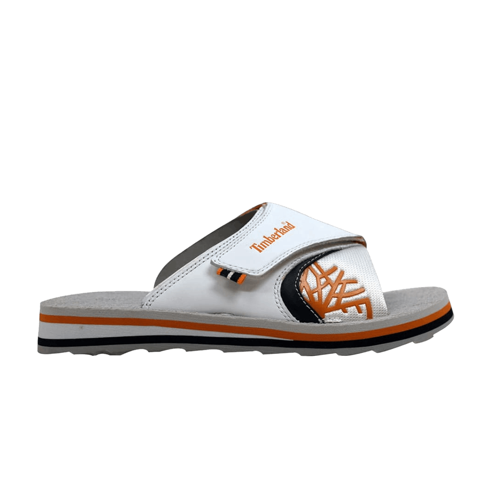 (Grade School) Timberland Velcro Flip Flop Junior 'White' 62944