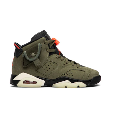 (GS) Travis Jordan 6 Retro 'Olive'
