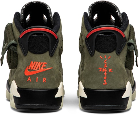 (Grade School) Travis Scott x Air Jordan 6 Retro 'Olive' CN1085-200 Details for (Grade School) Travis Scott x Air Jordan 6 Retro 'Olive' CN1085-200