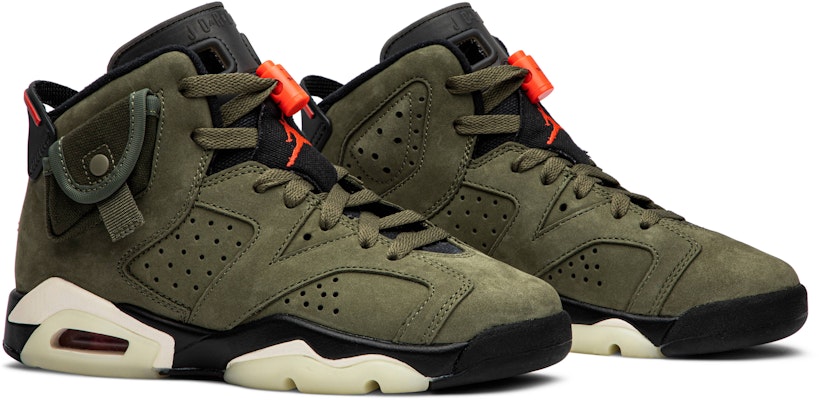 (Grade School) Travis Scott x Air Jordan 6 Retro 'Olive' CN1085-200 Cheap (Grade School) Travis Scott x Air Jordan 6 Retro 'Olive' CN1085-200