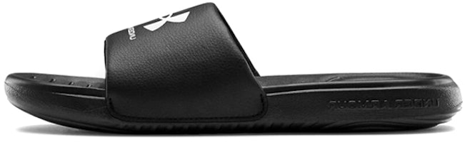 (Grade School) Under Armour Ansa Fixed Slide 'Black' 3023789-004 (Grade School) Under Armour Ansa Fixed Slide 'Black' 3023789-004