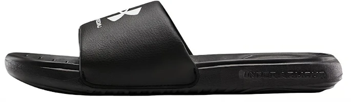 (Grade School) Under Armour Ansa Fixed Slide 'Black Yellow Ray' 3023789-007 (Grade School) Under Armour Ansa Fixed Slide 'Black Yellow Ray' 3023789-007
