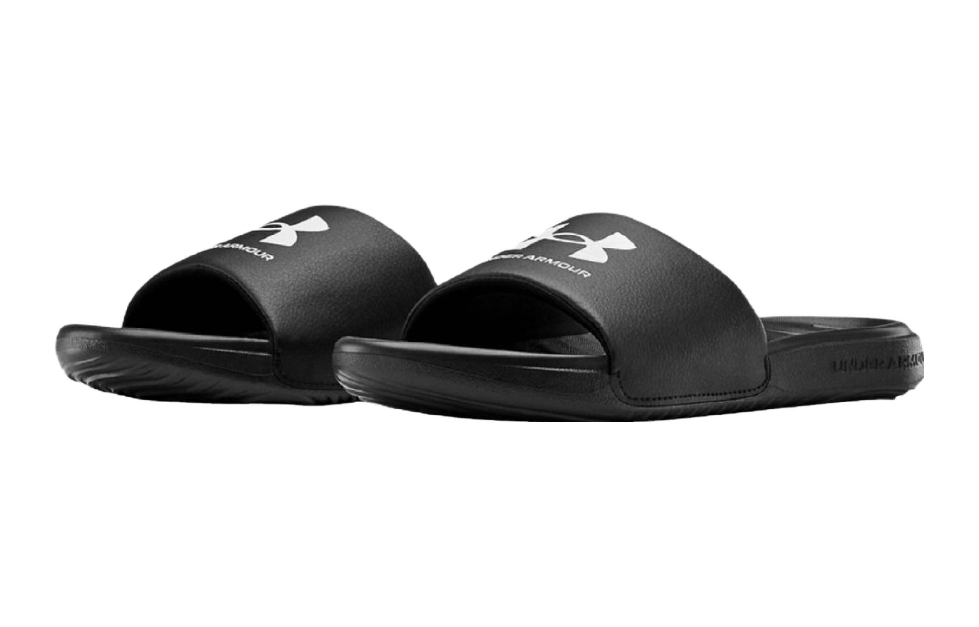 Order Under Armour Ansa Fixed Slide 'Negro Amarillo Ray' (Talla Escolar) 3023789-007