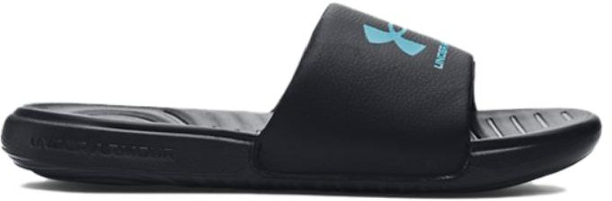 (Grade School) Under Armour Ansa Fixed Slide 'Black Blue Surf' 3023789-009 Order (Grade School) Under Armour Ansa Fixed Slide 'Black Blue Surf' 3023789-009