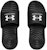 (Grade Sekolah) Under Armour Ansa Fixed Slide 'Hitam Kuning Ray' 3023789-007