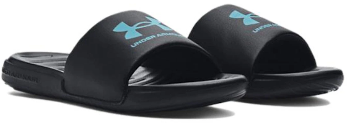 (Grade School) Under Armour Ansa Fixed Slide ''Schwarz Blau Surf'' 3023789-009 Lookbook (Grade School) Under Armour Ansa Fixed Slide ''Schwarz Blau Surf'' 3023789-009