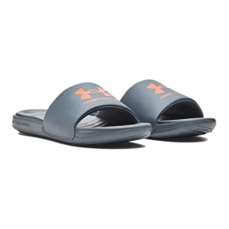 Lookbook Under Armour Ansa Fixed Slide "Gravel Orange Blast" Anak-anak (GS) 3023789-107