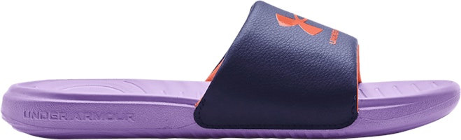 (Grade School) Under Armour Ansa Fixed Slide 'Midnight Navy Vivid Lilac' 3023793-400 (Grade School) Under Armour Ansa Fixed Slide 'Midnight Navy Vivid Lilac' 3023793-400