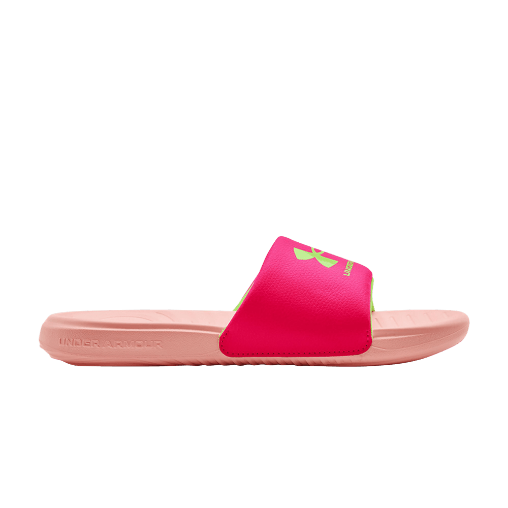 (Grade School) Under Armour Ansa Fixed Slide 'Penta Pink' 3023793-600