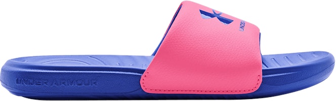 (Grade School) Under Armour Ansa Fixed Slide 'Pink Punk Versa Blue' 3023793-601 (Grade School) Under Armour Ansa Fixed Slide 'Pink Punk Versa Blue' 3023793-601