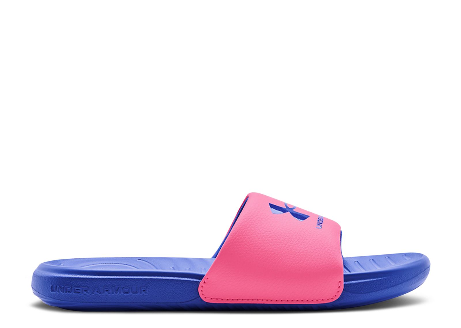 (Grade School) Under Armour Ansa Fixed Slide 'Pink Punk Versa Blue' 3023793-601