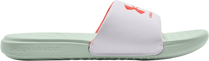 (Grade School) Under Armour Ansa Fixed Slide 'White Sea Mist' 3023793-100 (Grade School) Under Armour Ansa Fixed Slide 'White Sea Mist' 3023793-100