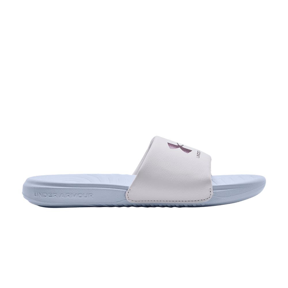 (Grade School) Under Armour Ansa Fixed Slide 'White Oxford Blue' 3023793-102