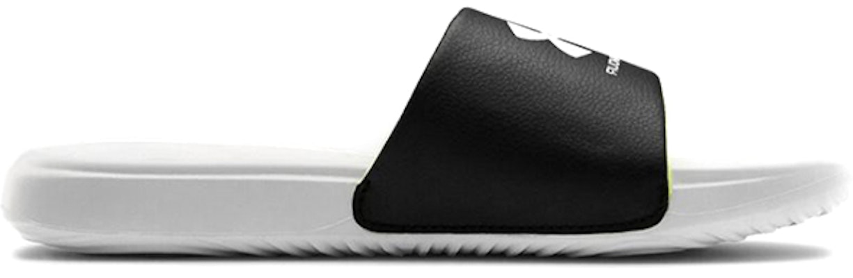 (Grade School) Under Armour Ansa Fixed Slide 'White Black' 3023789-103 Order (Grade School) Under Armour Ansa Fixed Slide 'White Black' 3023789-103