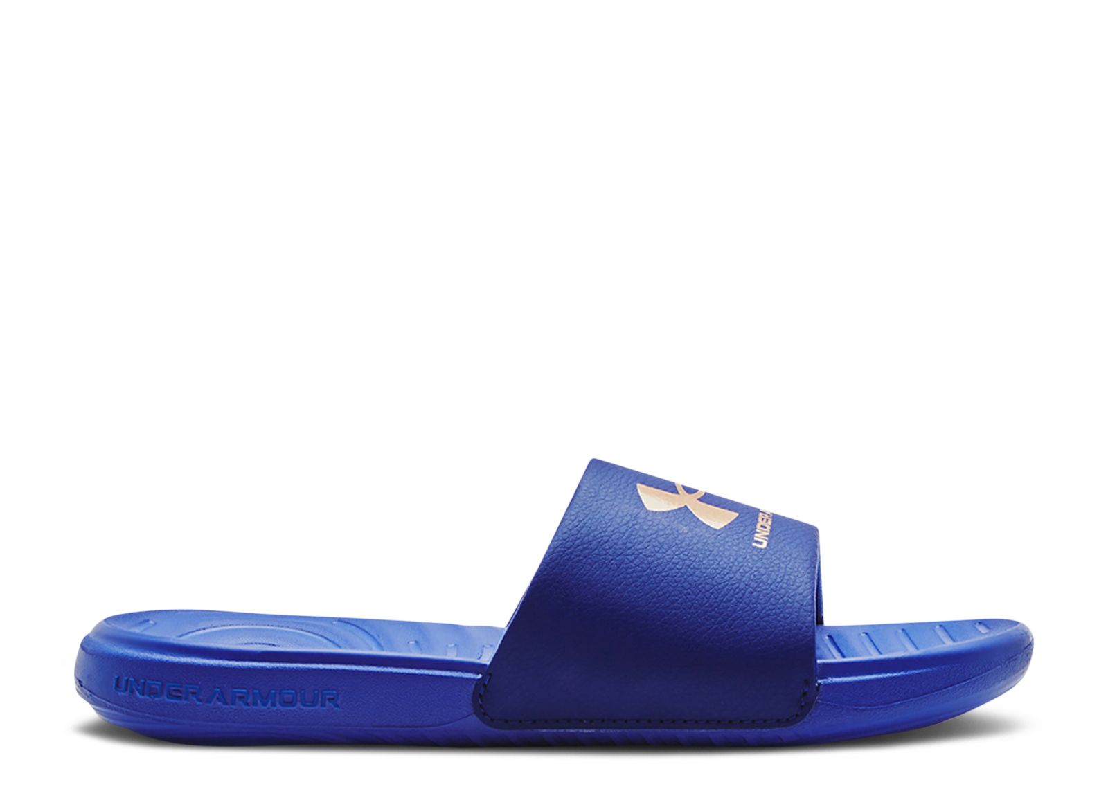 (Grade School) Under Armour Ansa Fixed Slides 'Bauhaus Blue' 3023789-403