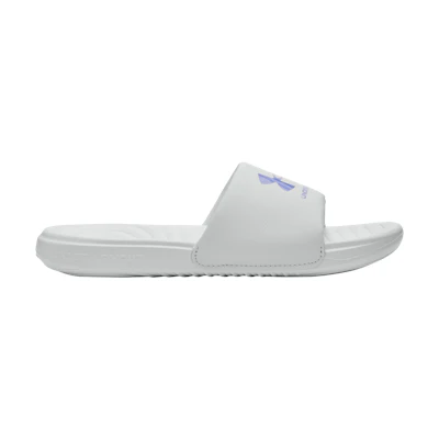 (GS) UA Ansa Fixed Slides 'Grey Mist Baja Blue'
