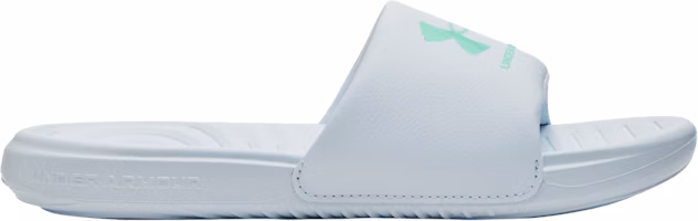 (Grade School) Under Armour Ansa Fixed Slides 'Halogen Blue Green Breeze' 3023793-401 (Grade School) Under Armour Ansa Fixed Slides 'Halogen Blue Green Breeze' 3023793-401