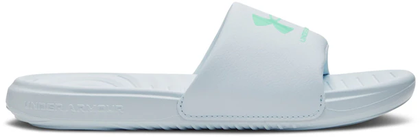 (Grade School) Under Armour Ansa Fixed Slides 'Halogen Blue Green Breeze' 3023793-401 (Grade School) Under Armour Ansa Fixed Slides 'Halogen Blue Green Breeze' 3023793-401