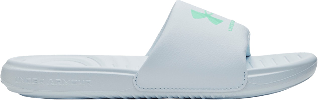 (Grade School) Under Armour Ansa Fixed Slides 'Halogen Blue Green Breeze' 3023793-401 Buy (Grade School) Under Armour Ansa Fixed Slides 'Halogen Blue Green Breeze' 3023793-401