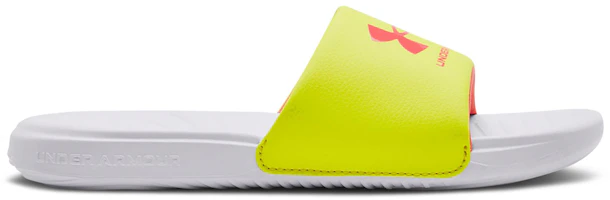 (Grade School) Under Armour Ansa Fixed Slides 'Yellow Ray White' 3023793-300 (Grade School) Under Armour Ansa Fixed Slides 'Yellow Ray White' 3023793-300