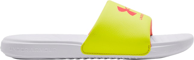 (Grade School) Under Armour Ansa Fixed Slides 'Yellow Ray White' 3023793-300 (Grade School) Under Armour Ansa Fixed Slides 'Yellow Ray White' 3023793-300