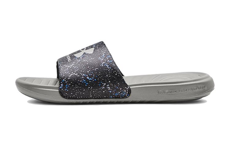 (Grade School) Under Armour Ansa Graphic Slide 'Black Tin Speckled' 3024438-007